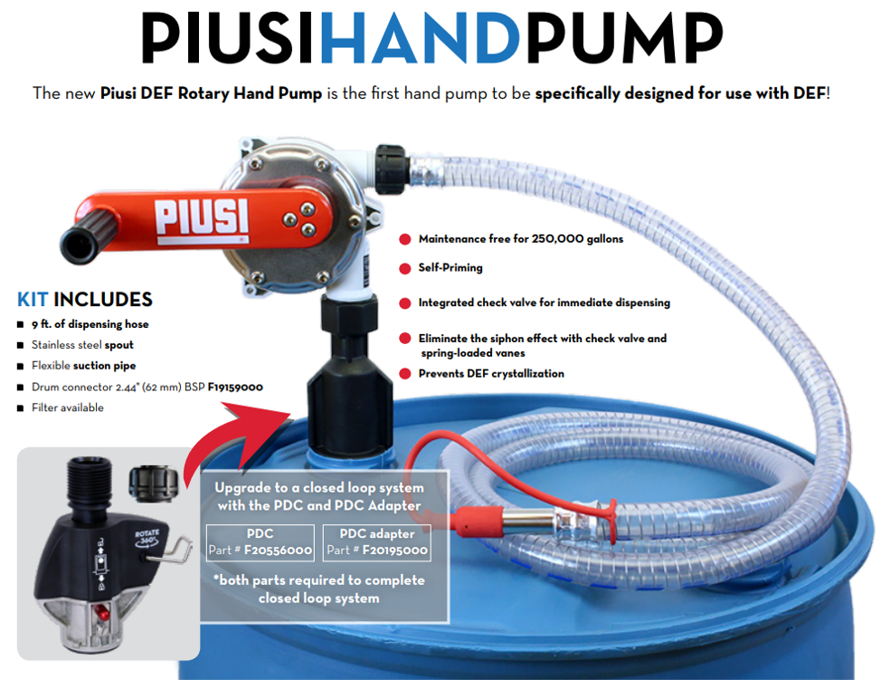 hand pump equipos de lubricación PIUSI MILAS